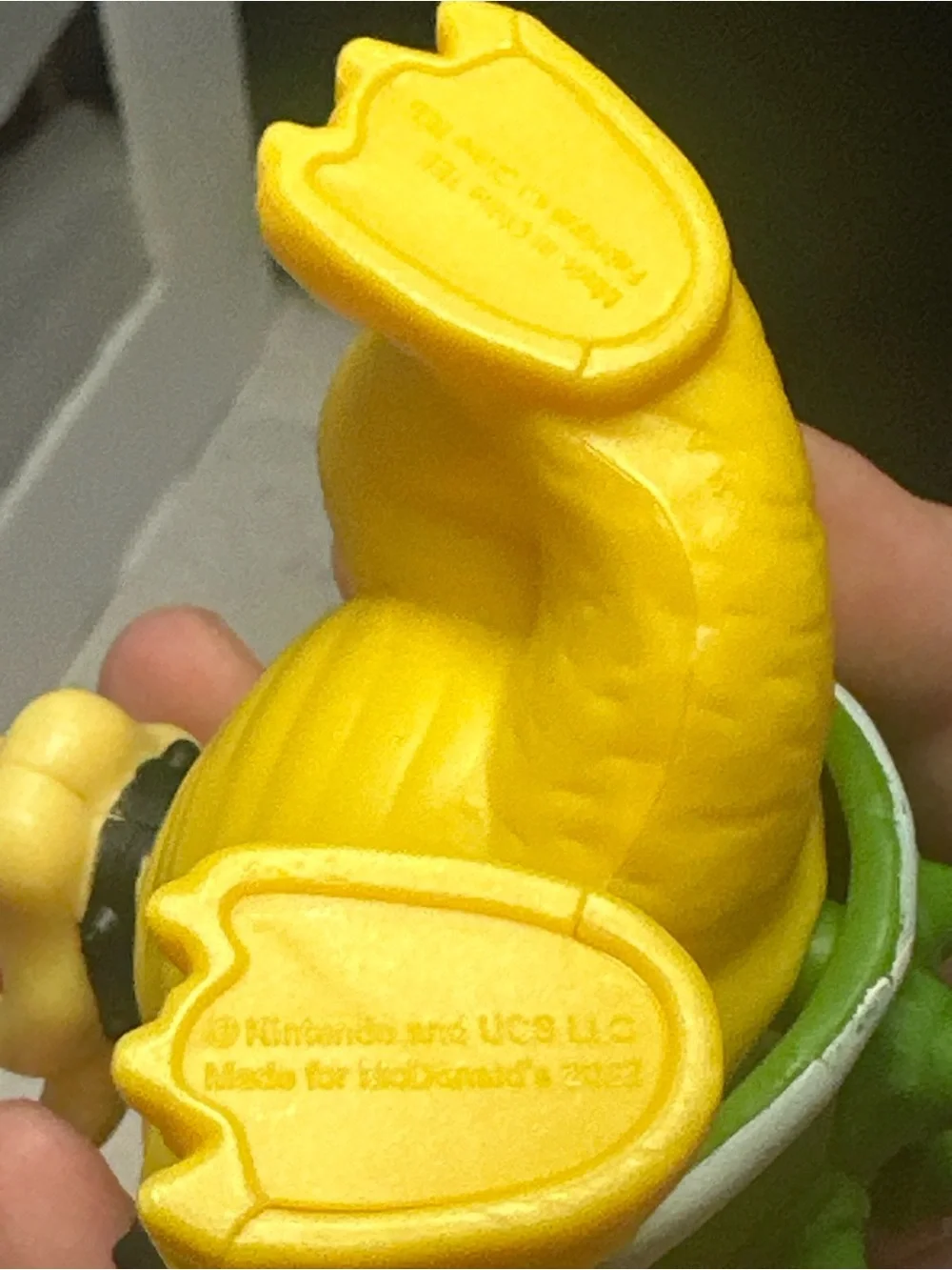 Bowser Figure and Mario Keychain McDonald’s Toy bundle